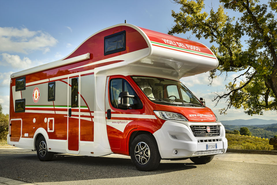 Roller Team Kronos 284 M il Camper dei Vigili del Fuoco